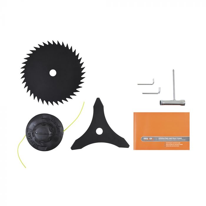 Тример садовий бензиновий SEQUOIA SPB5230C 2.2кВт 51.7см.куб 46см 8000об/хв ніж/ліска 2.4мм 7.6кг