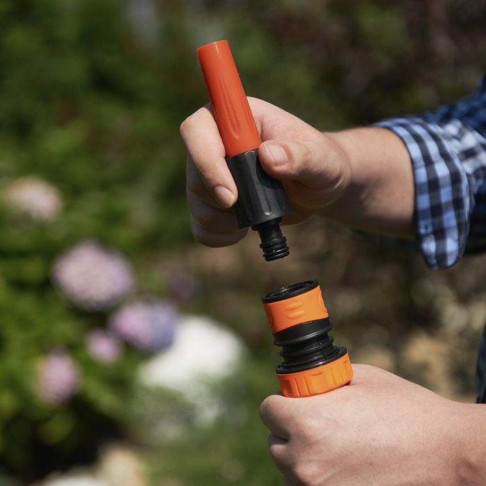 Зрошувач ручний SEQUOIA SWSKIT1 прямий пластик цинк 2 режими коннектор 2шт штуцер 0.1кг