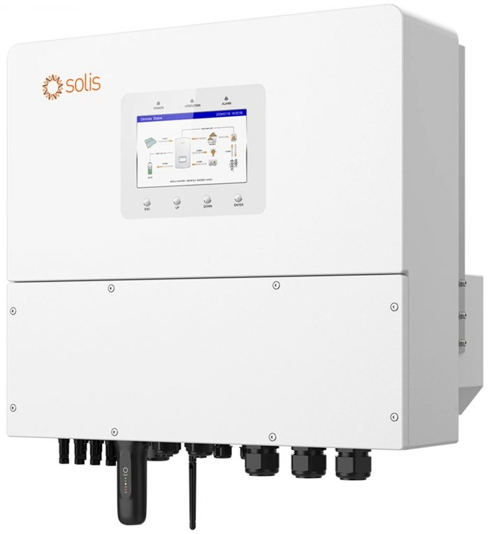 Гібридний інвертор трифазний Solis S6 20кВт, 4xMPPT, DC, для HV Batteries