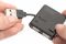Концентратор DIGITUS USB 2.0, 4 порта, чорний