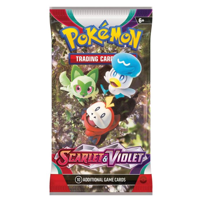 Колекційна карткова гра Pokemon: Scarlet & Violet - Base Set, бустер пак (1 шт)