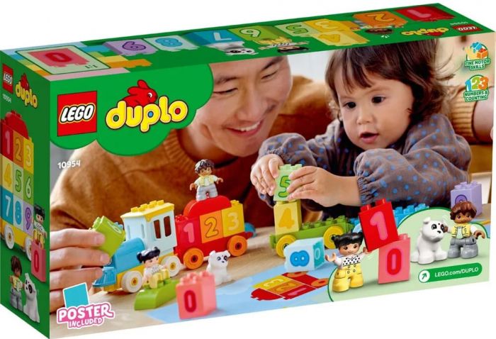 Конструктор LEGO DUPLO Потяг із цифрами – вчимося рахувати