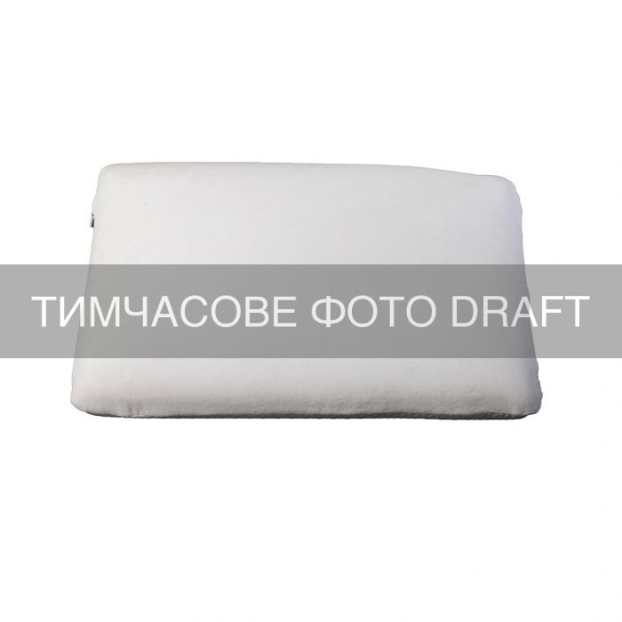 Подушка ортопедична ARDESTO Sleepwell Warm&Cold 60х40х12см, прямокутна, піна меморі, білий