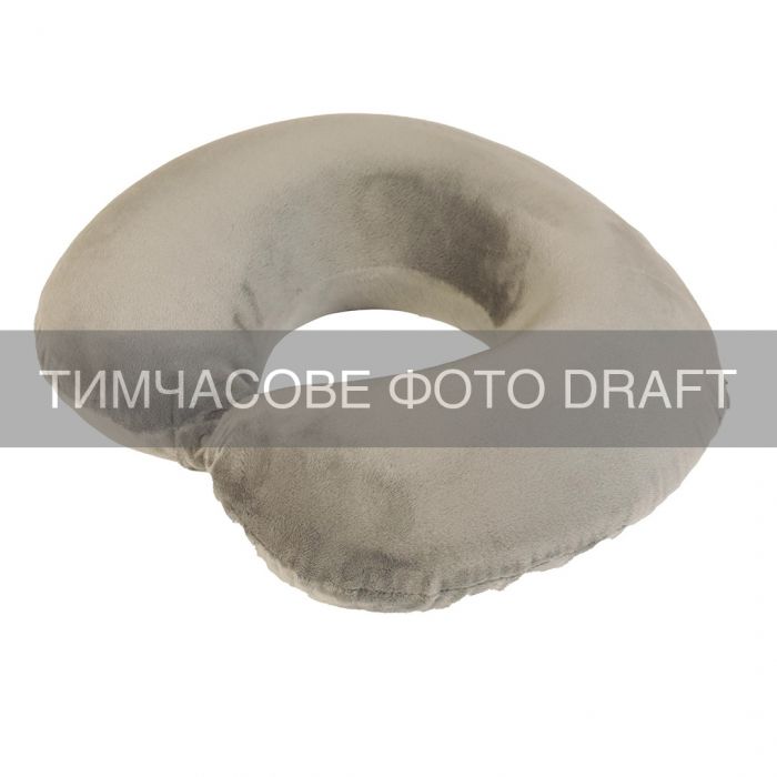 Подушка ортопедична ARDESTO Sleepwell Travel 31х28х10см, для шиї, піна меморі, сірий