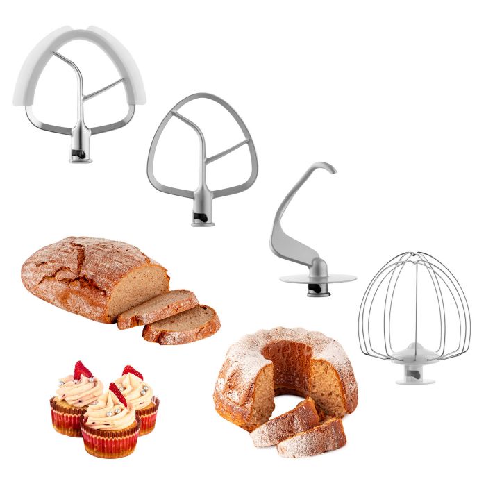 Кухонна машина Sencor Paul 1 1700Вт, чаша-метал, корпус-метал/пластик, насадок-20, метал