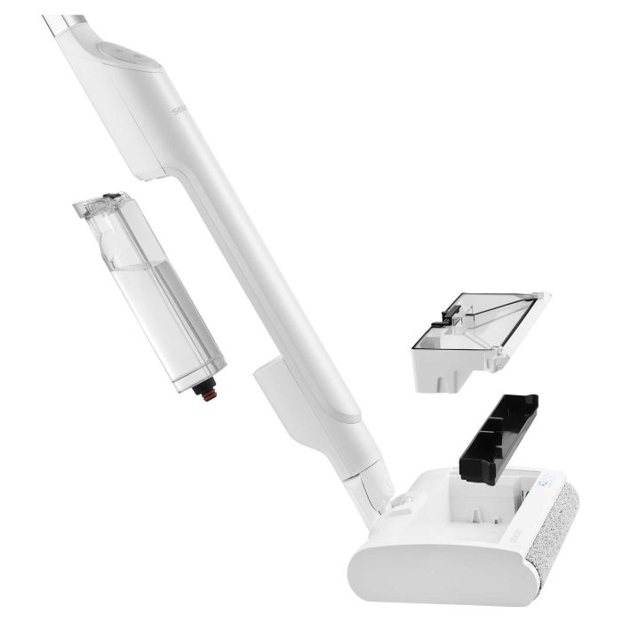 Пилосос Sencor безпровідний миючий, конт для води-0.4л, автон. робота до 40хв, вага-2.8кг, НЕРА, білий