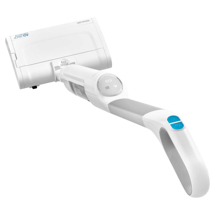 Пилосос Sencor безпровідний миючий, конт для води-0.4л, автон. робота до 40хв, вага-2.8кг, НЕРА, білий