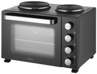 Піч електрична Sencor, 35л, 1500Вт, механіч., гриль, конвенція, 2 конф.зверху, підсвітка всередині, чорна