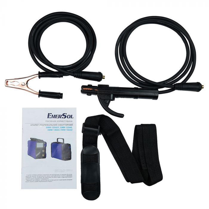 Зварювальний апарат інверторний EnerSol EWM-120ADE 20-120А 5.1кВт 160-260В 2.9кг
