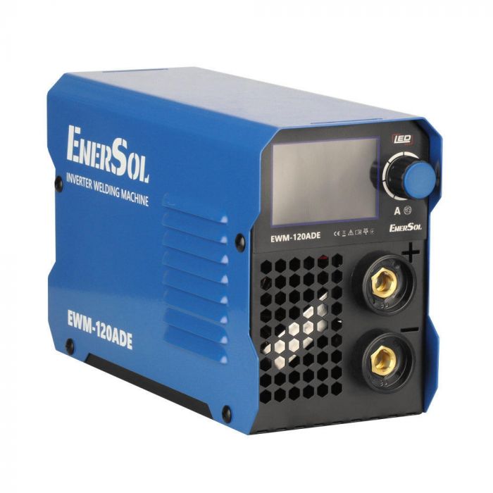 Зварювальний апарат інверторний EnerSol EWM-120ADE 20-120А 5.1кВт 160-260В 2.9кг
