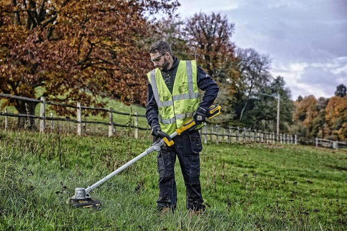 Тример садовий акумуляторний DeWalt 18В 36см ліска 3.6кг без АКБ та ЗП