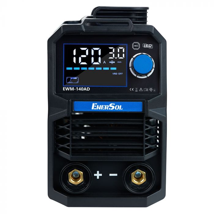 Зварювальний апарат інверторний EnerSol EWM-140AD 20-140А 6.1кВт 160-260В 2.9кг