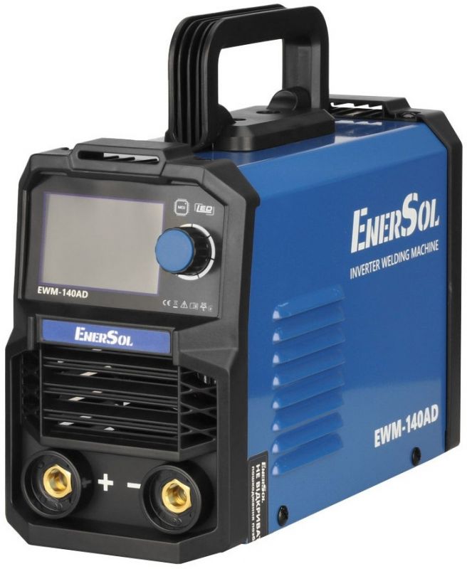 Зварювальний апарат інверторний EnerSol EWM-140AD 20-140А 6.1кВт 160-260В 2.9кг