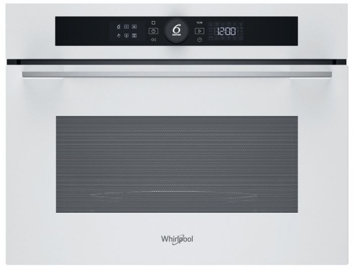 Духова шафа Whirlpool електрична компактна, 40л, дисплей, конвекція, ф-ція мікрохвиль, білий