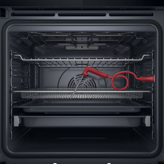 Духова шафа Whirlpool електрична, 73л, A+, дисплей, конвекція, піроліз, телескопічні напрямні, чорний