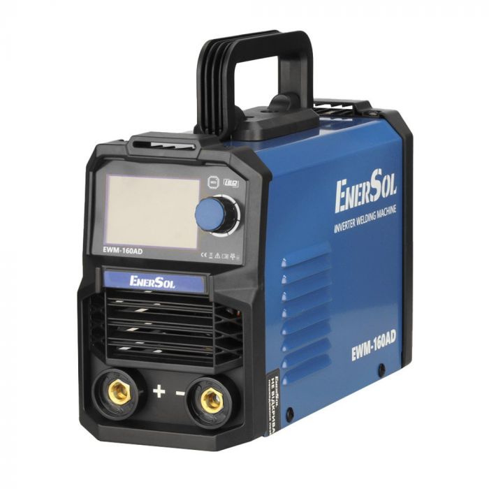 Зварювальний апарат інверторний EnerSol EWM-160AD 20-160А 7.2кВт 160-260В 3.1кг