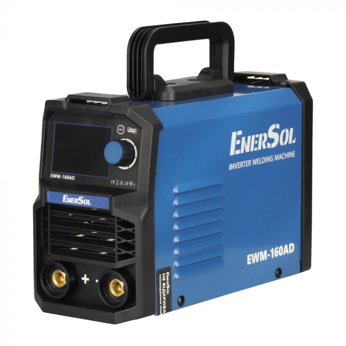 Зварювальний апарат інверторний EnerSol EWM-160AD 20-160А 7.2кВт 160-260В 3.1кг