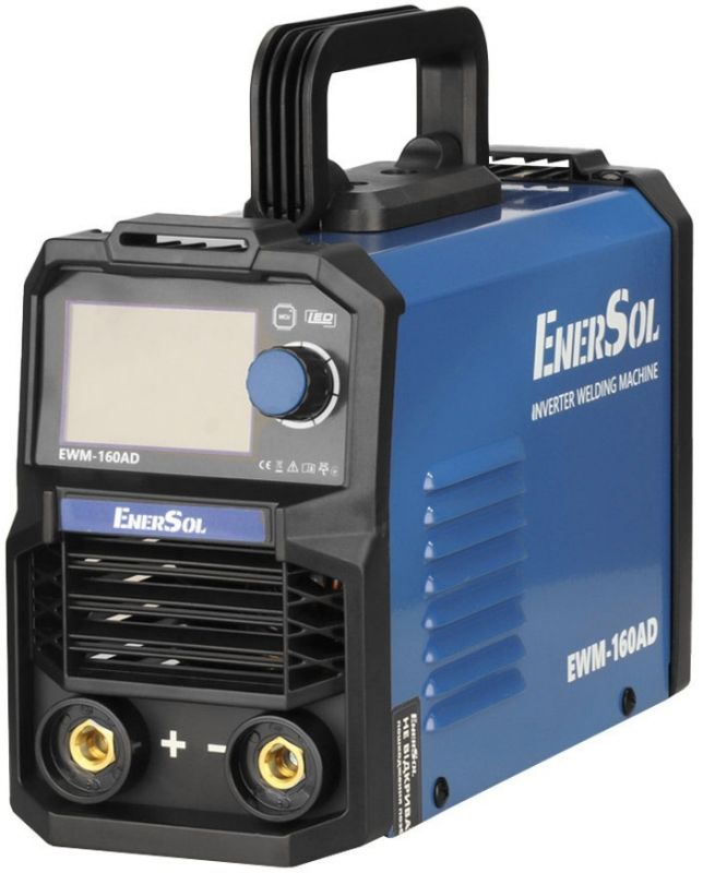 Зварювальний апарат інверторний EnerSol EWM-160AD 20-160А 7.2кВт 160-260В 3.1кг