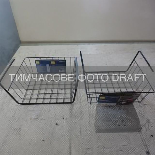 Полиця підвісна ARDESTO 30х24х10см, метал, чорний