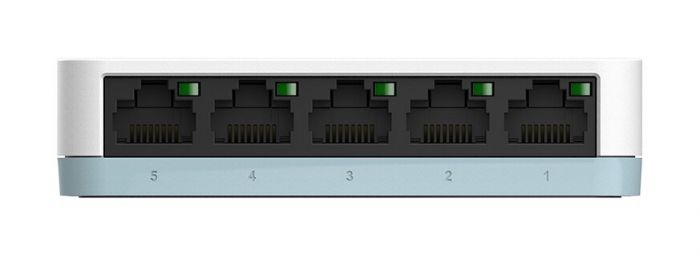 Комутатор D-Link DGS-1005D 5xGE, Некерований