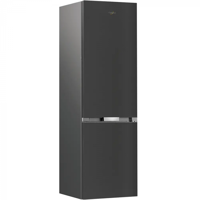 Холодильник Whirlpool з нижн. мороз., 203.5x60х66.3, холод.відд.-231л, мороз.відд.-104л, 2дв., А++, NF, інв., зона нульова, сірий