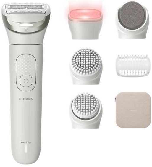 Епілятор Philips Series 9900 дисковий, аккумул., пінцет.-32, волог.+сух., насадок-6, футляр, білий