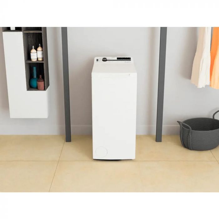 Пральна машина Whirlpool вертикальна, 6,5кг, 1200, С, 60см, дисплей, інвертор, білий