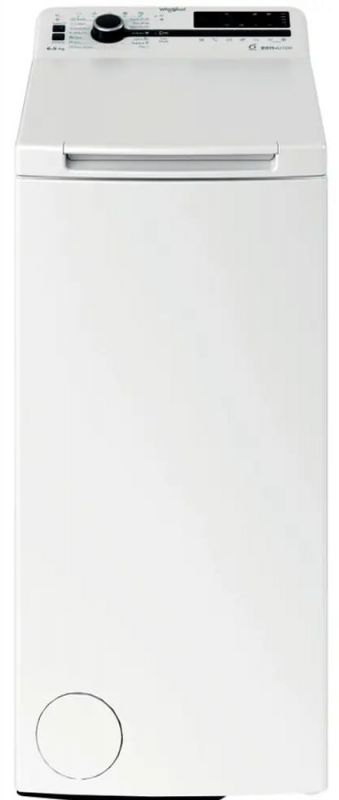 Пральна машина Whirlpool вертикальна, 6,5кг, 1200, С, 60см, дисплей, інвертор, білий