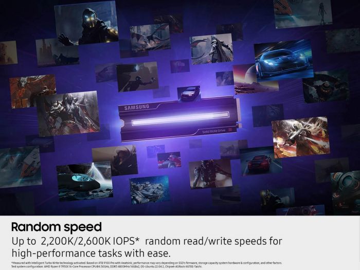 Накопичувач SSD Samsung M.2 8TB PCIe 5.0 9100PRO + радіатор