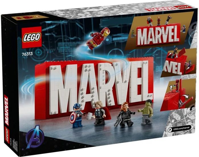 Конструктор LEGO Super Heroes Логотип і мініфігурки MARVEL