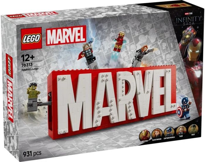 Конструктор LEGO Super Heroes Логотип і мініфігурки MARVEL