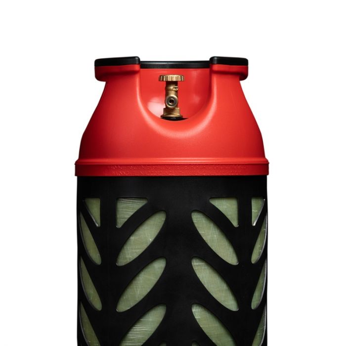 Балон газовий композитний Gutgas Ragasco CRS-24.5, 24.5л, пропан/бутан 10кг/12кг, 30бар, вентиль Shell (український стандарт), 5.3кг