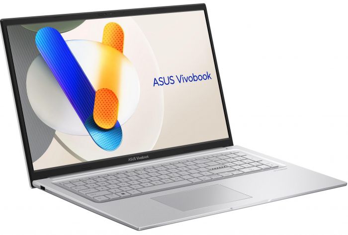 Ноутбук ASUS Vivobook 17 X1704VA-AU835 17.3" FHD IPS, Intel i7-1355U, 16GB, F512GB, UMA, NoOS, Сріблястий