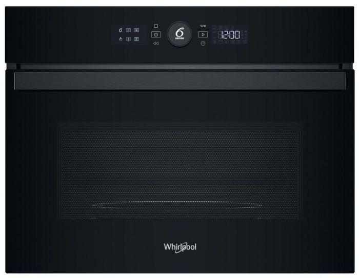 Духова шафа Whirlpool електрична компактна, 40л, дисплей, конвекція, ф-ція мікрохвиль, чорний