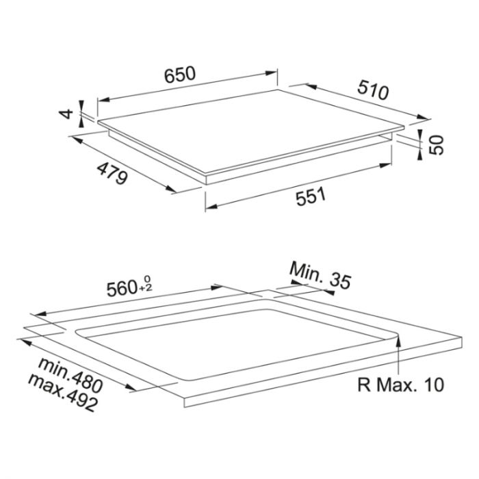 Варильна поверхня Franke Smart FSM 654 I BK, індукційна, Slider, Power Limitation, чорна