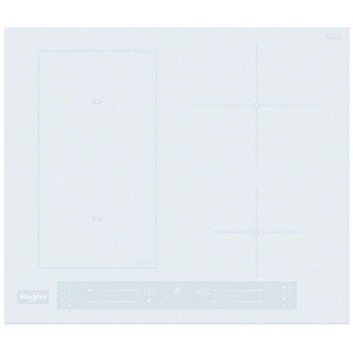Варильна поверхня Whirlpool індукційна, 60см, розширена зона, білий