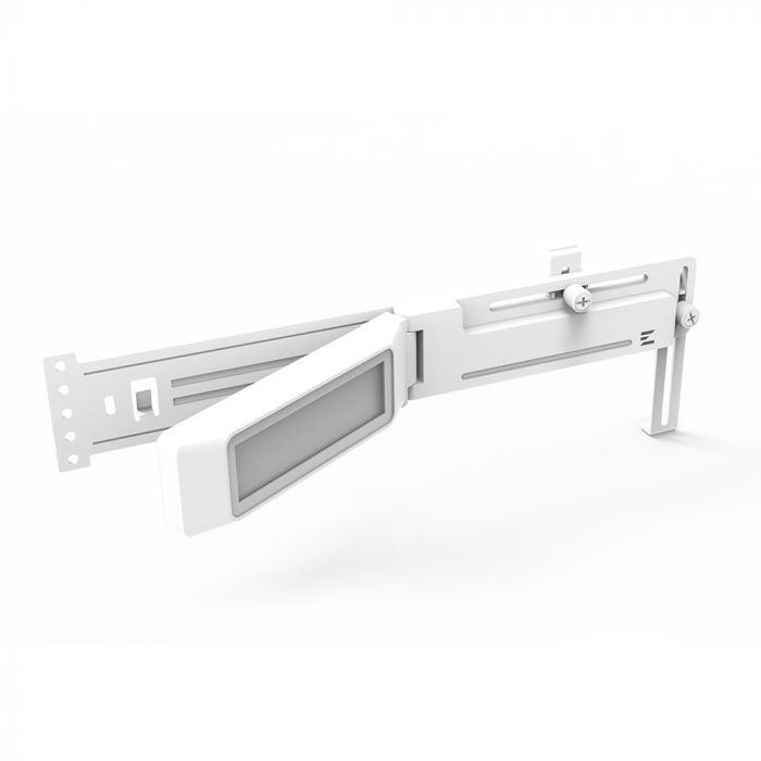 Тримач VGA з дисплеєм Zalman ZM-VS3 DS,  5V 3Pin ARGB, USB 9Pin ARGB, білий