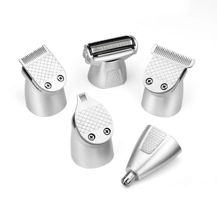 Набір для стрижки Babyliss Lithium Power, для бороди, вусів, голови, носа і тіла, акум., вібраційний мотор, насадок-10, сталь, чорний