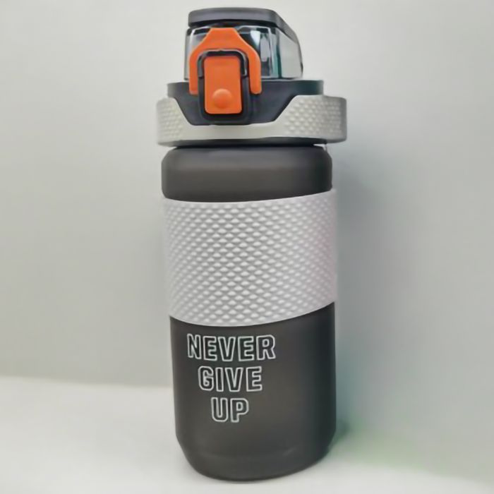 Пляшка для води ARDESTO Motion 600мл, пластик, чорний