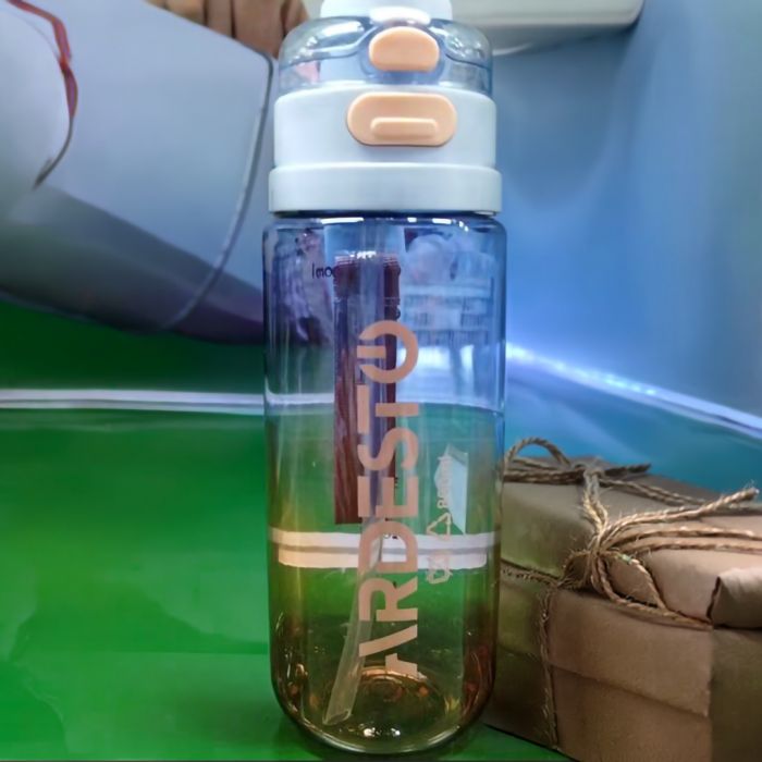 Пляшка для води ARDESTO Gym 800мл, пластик, блакитний