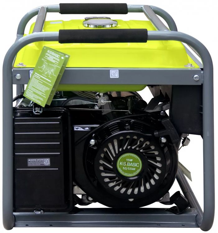 Генератор бензиновий Konner&Sohnen Basic KSB 70C, 230В, 5-5.5кВт, ручний стартер, 66.6кг