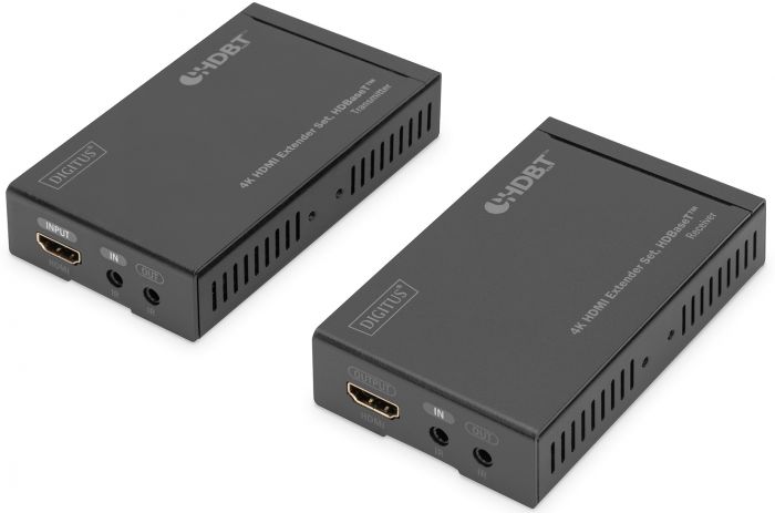 Набір подовжувачів DIGITUS HDMI, HDBaseT, UHD 4K*2K@30Гц, (Cat 5E, 6, 7), 70м