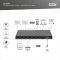 Перемикач DIGITUS 4x2 HDMI Matrix Switch / Multi-Viewer, 4K/30Hz