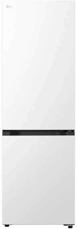 Холодильник LG з нижн. мороз., 186x60х68, холод.відд.-220л, мороз.відд.-113л, 2дв., E, NF, інв., диспл внутр., зона св-ті, білий