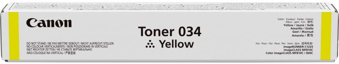 Тонер Canon 034 iRC1225 series (7300 стор) Yellow