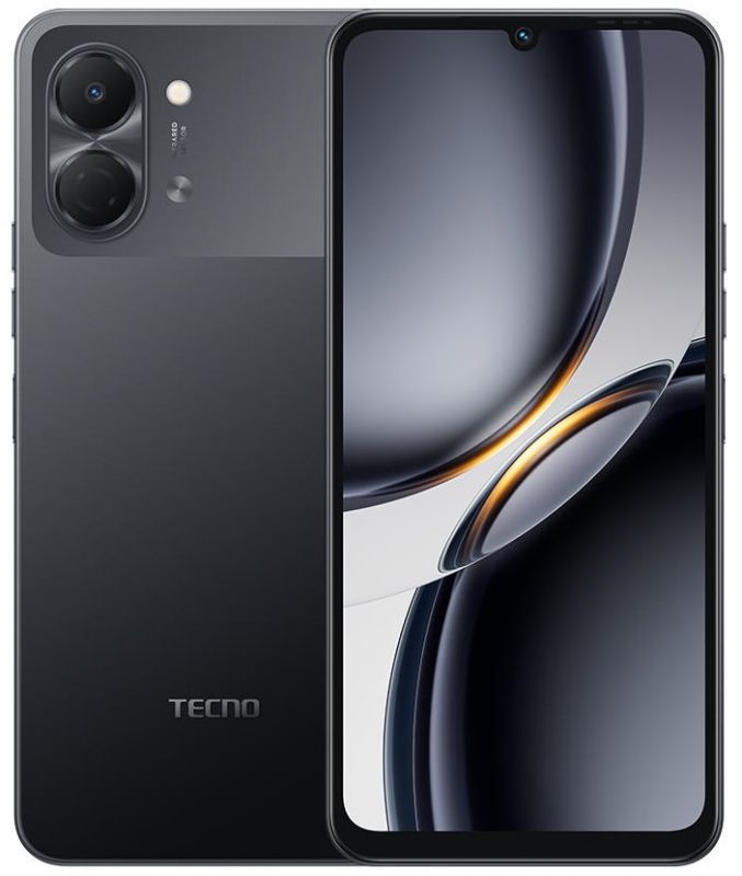Смартфон TECNO Spark Go 3 (KN3) 6.75" 4/64ГБ, 2SIM, 5000мА•год, Ink Black