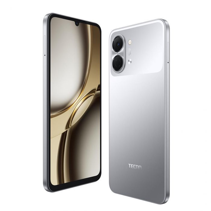 Смартфон TECNO Spark Go 3 (KN3) 6.75" 4/128ГБ, 2SIM, 5000мА•год, Titanium Grey
