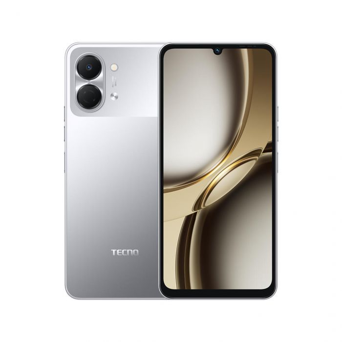 Смартфон TECNO Spark Go 3 (KN3) 6.75" 4/64ГБ, 2SIM, 5000мА•год, Titanium Grey