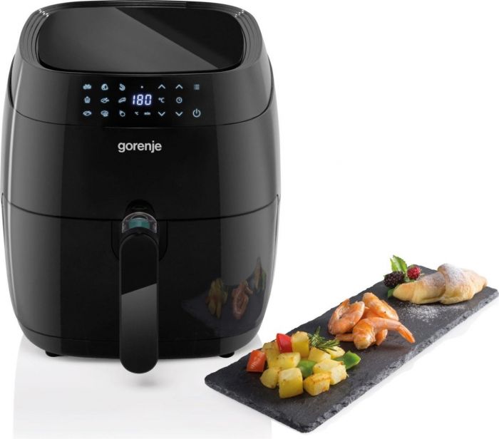 Мультипіч Gorenje 1400Вт, чаша-3.5л, сенсорне управл., 9 авто. програм, пластик, чорний