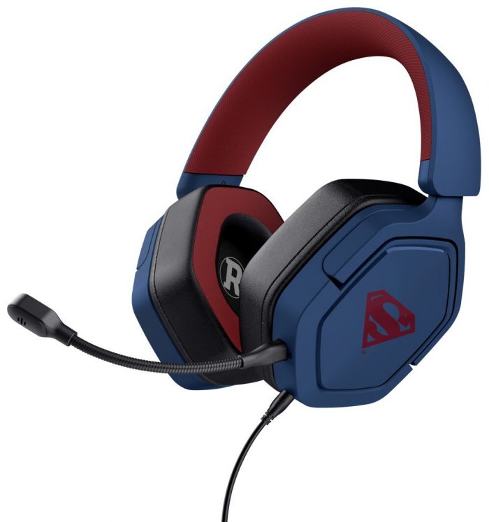 Гарнітура Trust GXT492SM Carus Superman edition, 3.5мм, синій